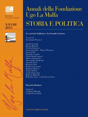 cover image of Annali della Fondazione Ugo La Malfa XXVIII &#8211; 2013